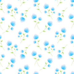 seamless pattern with flowers