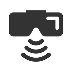 WiFi VR goggles icon