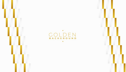 white and golden abstract banner for your artwork collection