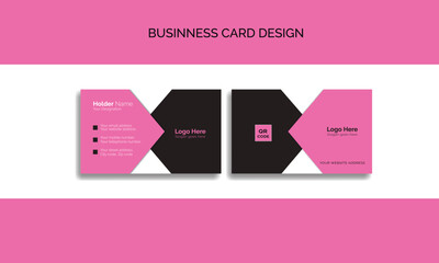 Simple Professional Business card design for personal and company identity.