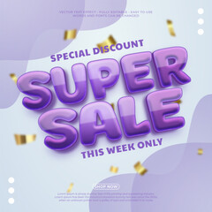 Promotion sale banner concept for online shopping