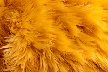 Textures red fox fur. Red fox shaggy fur texture cloth abstract, furry rusty texture plain surface