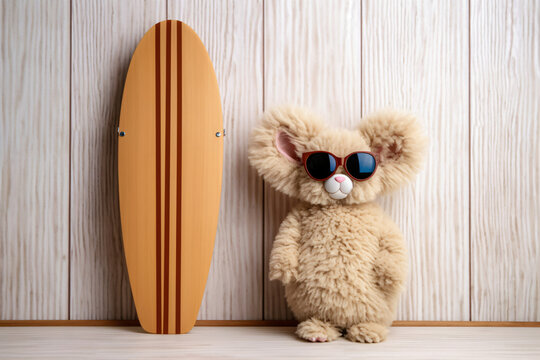 Surfing Animals - Generated with AI