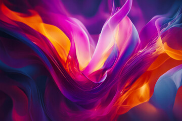 abstract colorful background with flowing abstract organic shapes