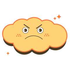 Retro Cloud Character