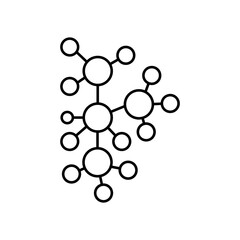 Atom vector icon which can easily modify or edit

