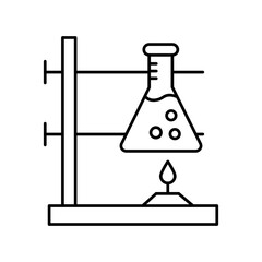 Chemical vector icon which can easily modify or edit

