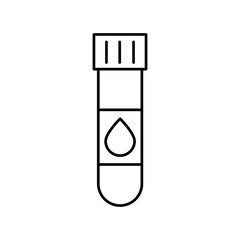  Test tube vector icon which can easily modify or edit

