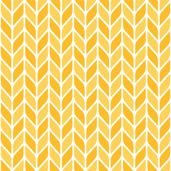 Geometric seamless pattern, geometric pattern background of wheat, rice and oat shapes