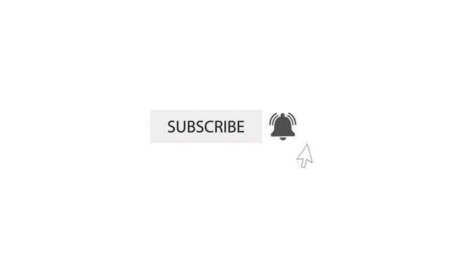 Subscribe Button Animation HD Alpha