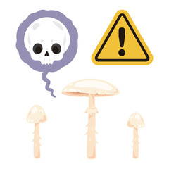 毒キノコ　ドクツルタケ