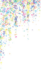 School notebook cover. Colorful childish floating