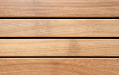 Teak Wood paneling background texture. Full frame