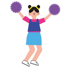  players and cheerleaders