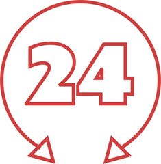 Digital png illustration of red arrows on transparent background