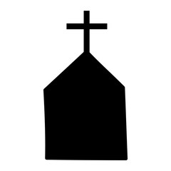 cross halloween tombstone death black bury icon