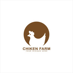 Chicken Logo, Roasted Chi ken logo vector illustration.