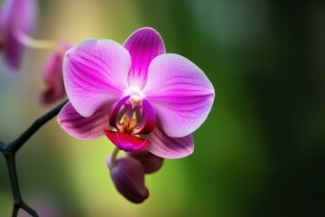 Orchid pink flower. Generate Ai