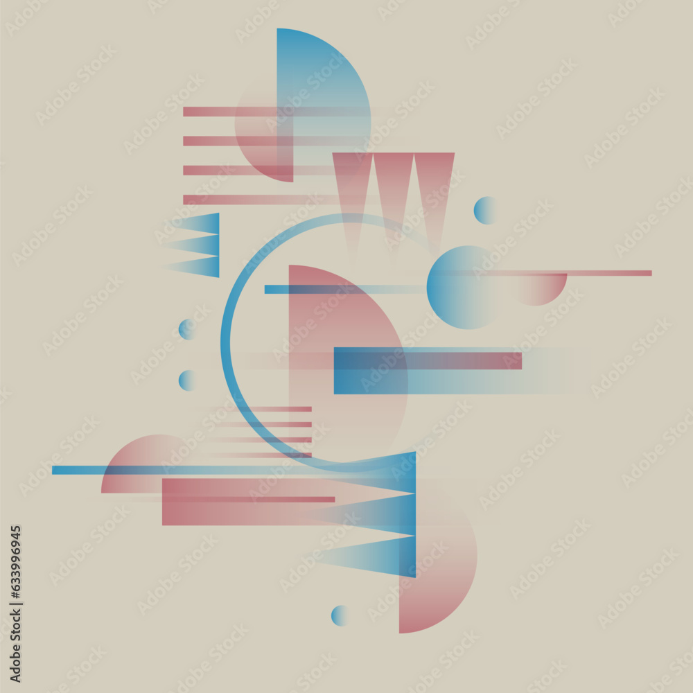 Poster abstract background with simple elements. an image with a composition of geometric elements and shap