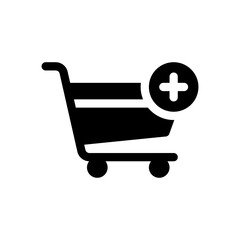 add to cart glyph icon