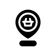 shop glyph icon