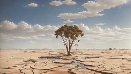 3D_ Animation Style dry land 01