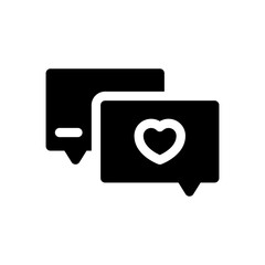 Fototapeta premium popularity glyph icon
