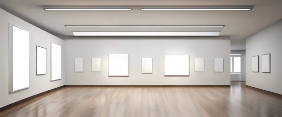 Foto auf Acrylglas interior of an empty art gallery © Muhammad