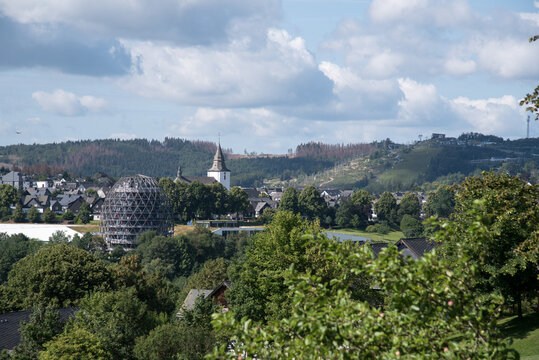 Panoramablick auf Winterberg