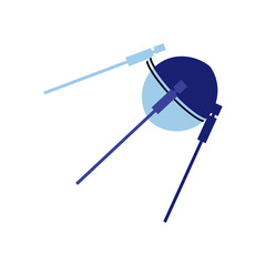 Satellite sputnik illustration