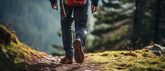 Journey Amidst Nature: Trekking Through Mountain Trails