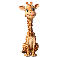 Cute 3D Giraffe