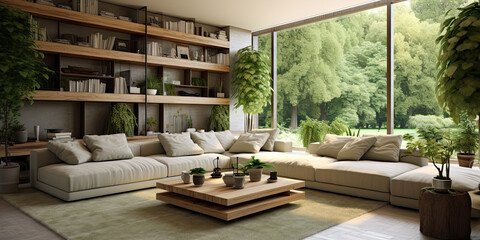 Obraz na płótnie Canvas modern living room design
