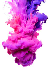 Color explosion. Pink purple