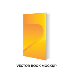 Book mockup vector file easy expandable to any size