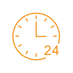 24 hour time icon