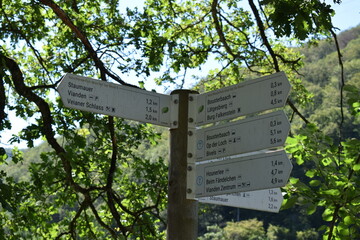 Hiking Sign in Our Valley