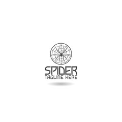  Spider Logo Template with shadow