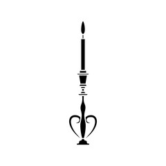 Candlestick icon vector. Candle illustration sign. light symbol or logo.