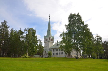 Church in Jokkmokk in Sweden