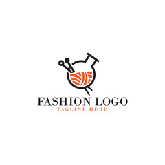 Clothes hanger for logo design vector editable
