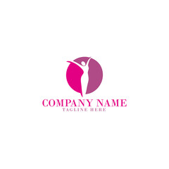 Fototapeta premium simple beauty women drawing art logo icon symbol 