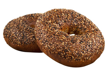 bagels with sesame seeds