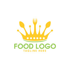 Food studio vector logo. Kitchen tools. Food icon.
