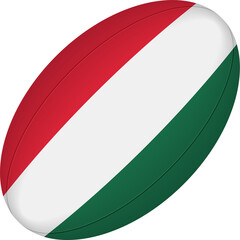 Hungary rugby ball.