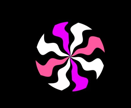 Candy spiral animation use CC bend and zig zag BACKGROUND 