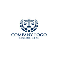 legal, lawyer, scales sword column idea creative premium symbol.
