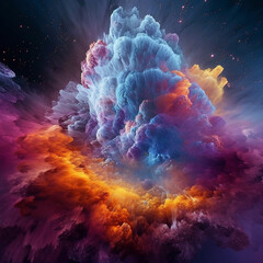 chromatic wonders of space: captivating universe color compositions