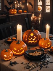 Halloween. Generative AI Technologie