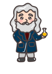 Obraz premium ดมีตรี อีวาโนวิช เมนเดเลเยฟ